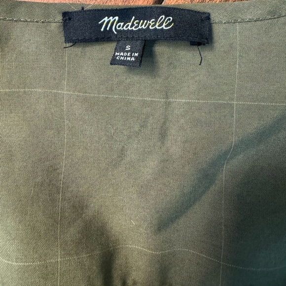 Madewell Short Sleeve Jumpsuit - Green - Size Small - Picture 15 of 16